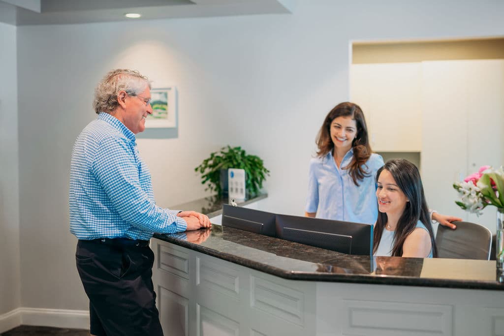 A welcoming treatment room at Hingham Dentistry