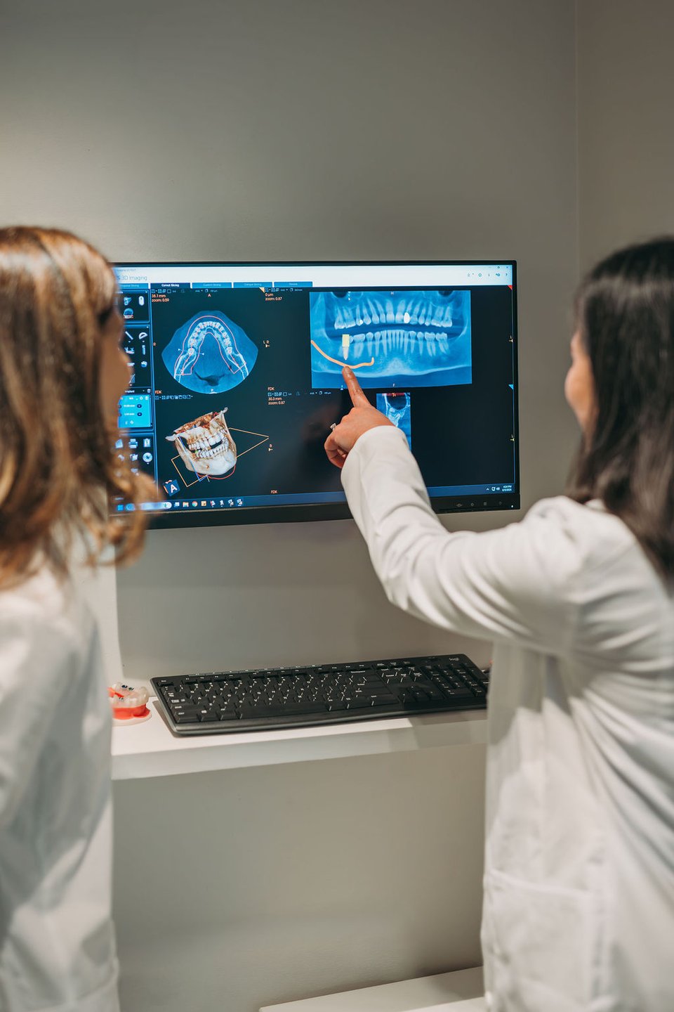 An implant consultation at Hingham Dentistry