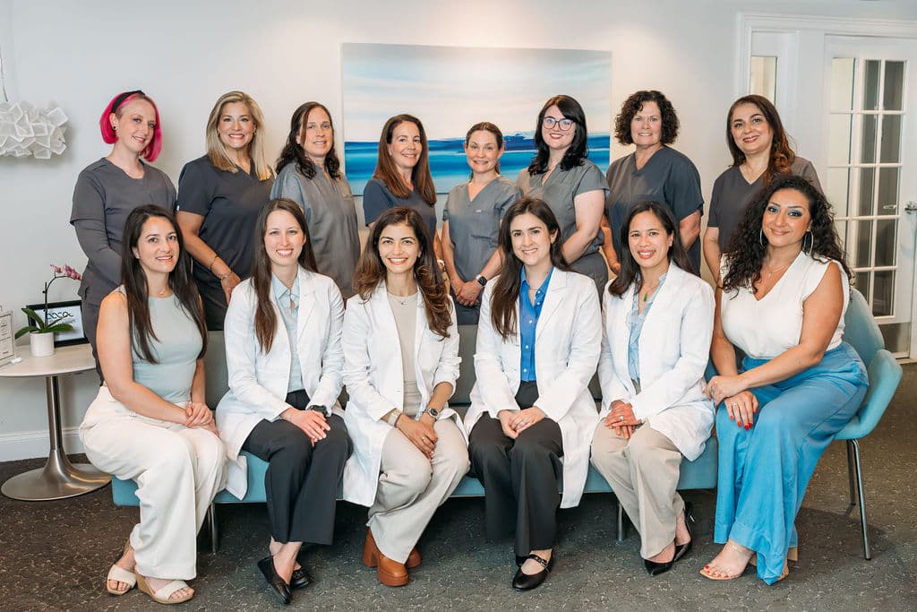 The doctors and team of Hingham Dentistry together in the practice